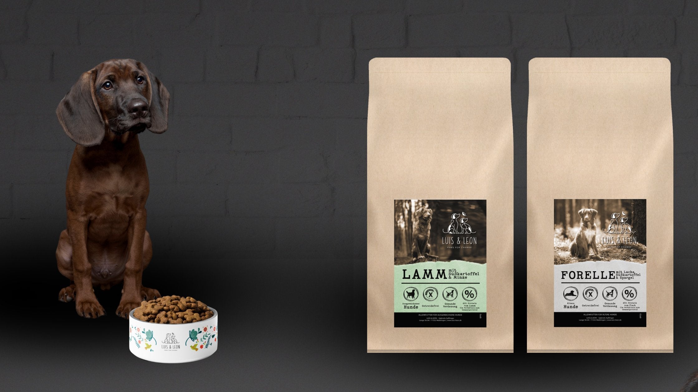 LUIS & LEON Trockenfutter mit hohem Fleischanteil