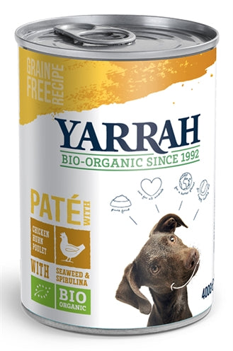 Yarrah Bio-Nassfutter Pastete mit Huhn - Getreidefrei - LUIS & LEON