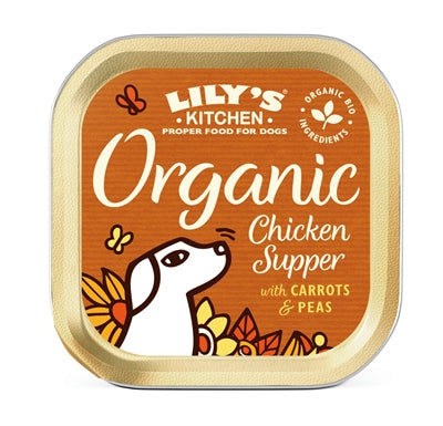 LILY'S KITCHEN Organic Chicken Supper - Nassfutter mit Bio-Huhn - LUIS & LEON