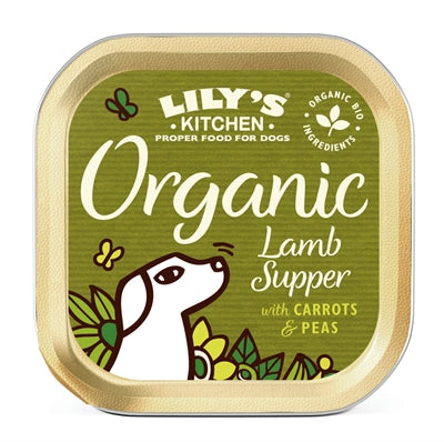 LILY'S KITCHEN Organic Lamb Supper - Nassfutter mit Bio-Lammfleisch - LUIS & LEON