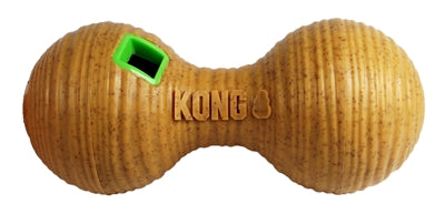 Kong Bambus Feeder Dumbbell - Snack Ball, Futter-Hantel für Hunde - LUIS & LEON