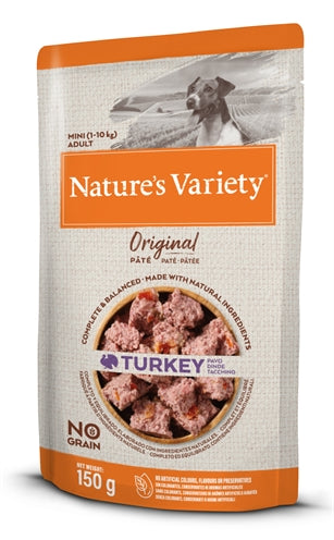 Nature's Variety Original Paté Mini Turkey No Grain - Nassfutter ohne Getreide - LUIS & LEON