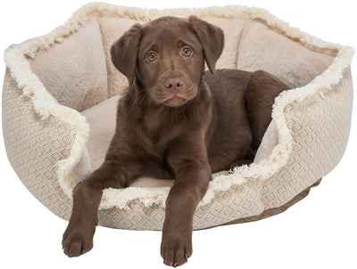 Trixie Hund Korb Boho Eckig Beige