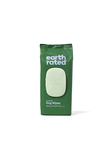Earth Rated Dog Wipes Lavender - Feuchttücher Lavendel, Kompostierbar - LUIS & LEON