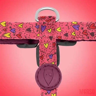 Morso PINK THINK H-Dog-Harness - H-Hundegeschirr - LUIS & LEON