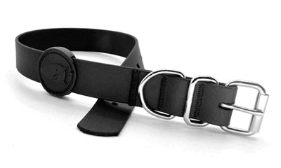 Morso - BLACK Waterproof Collar - Biothane Halsband - LUIS & LEON
