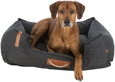 Trixie Be Nordic Bett Föhr - Hundebett Schwarz - LUIS & LEON