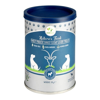 Pawfect Gefriergetrocknete Hundesnacks - Ziegenleber (100%) - LUIS & LEON