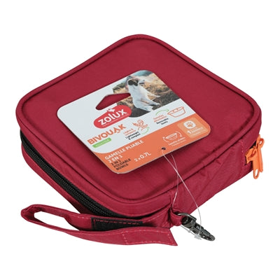 Zolux Bivouak faltbarer 2-in-1-Hundenapf - Reisenapf