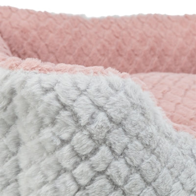 Trixie Hundekorb Kaline Mio Eckig Grau / Altrosa