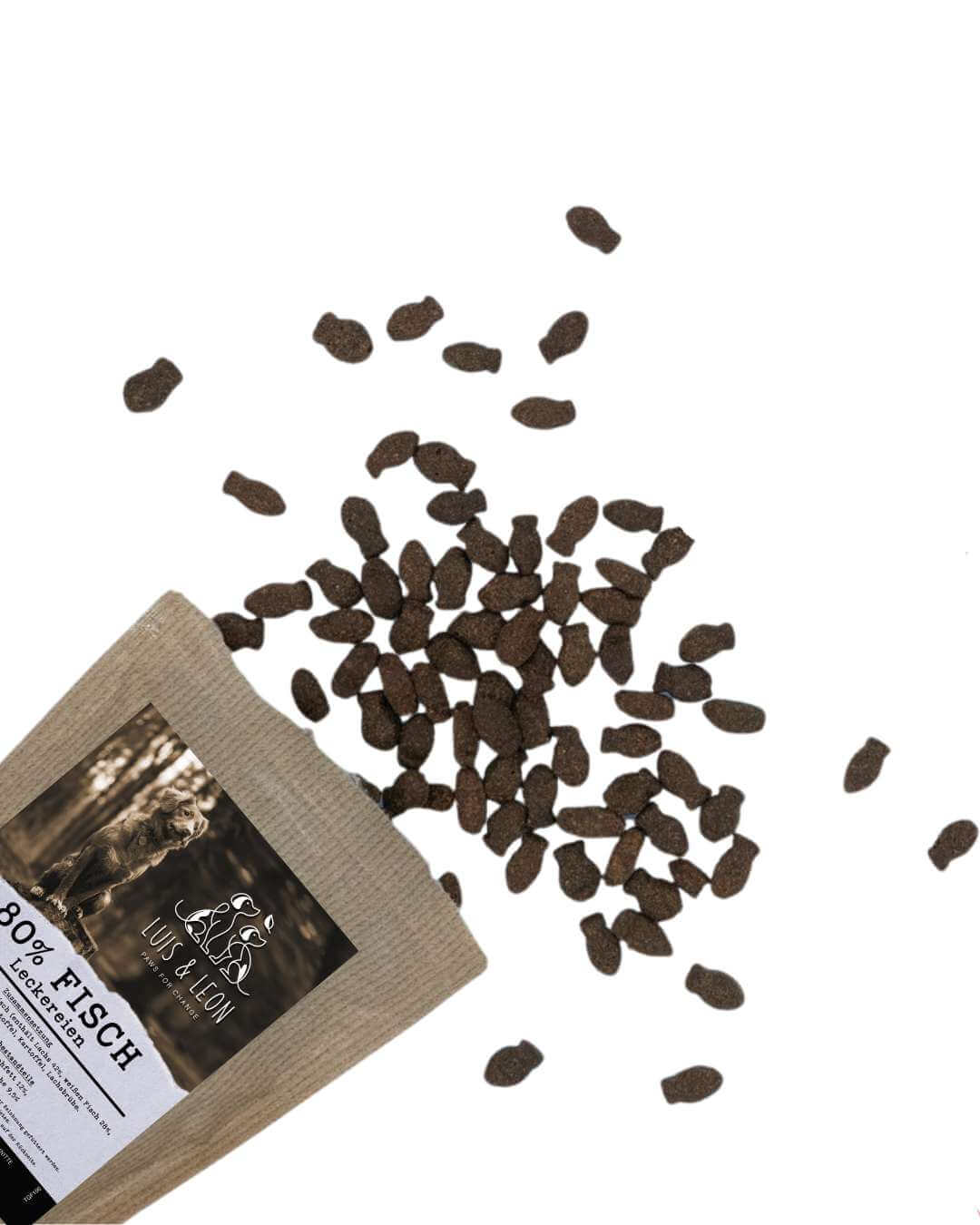 LUIS & LEON 80% Fisch Leckereien - Getreidefrei, Hypoallergen - LUIS & LEON