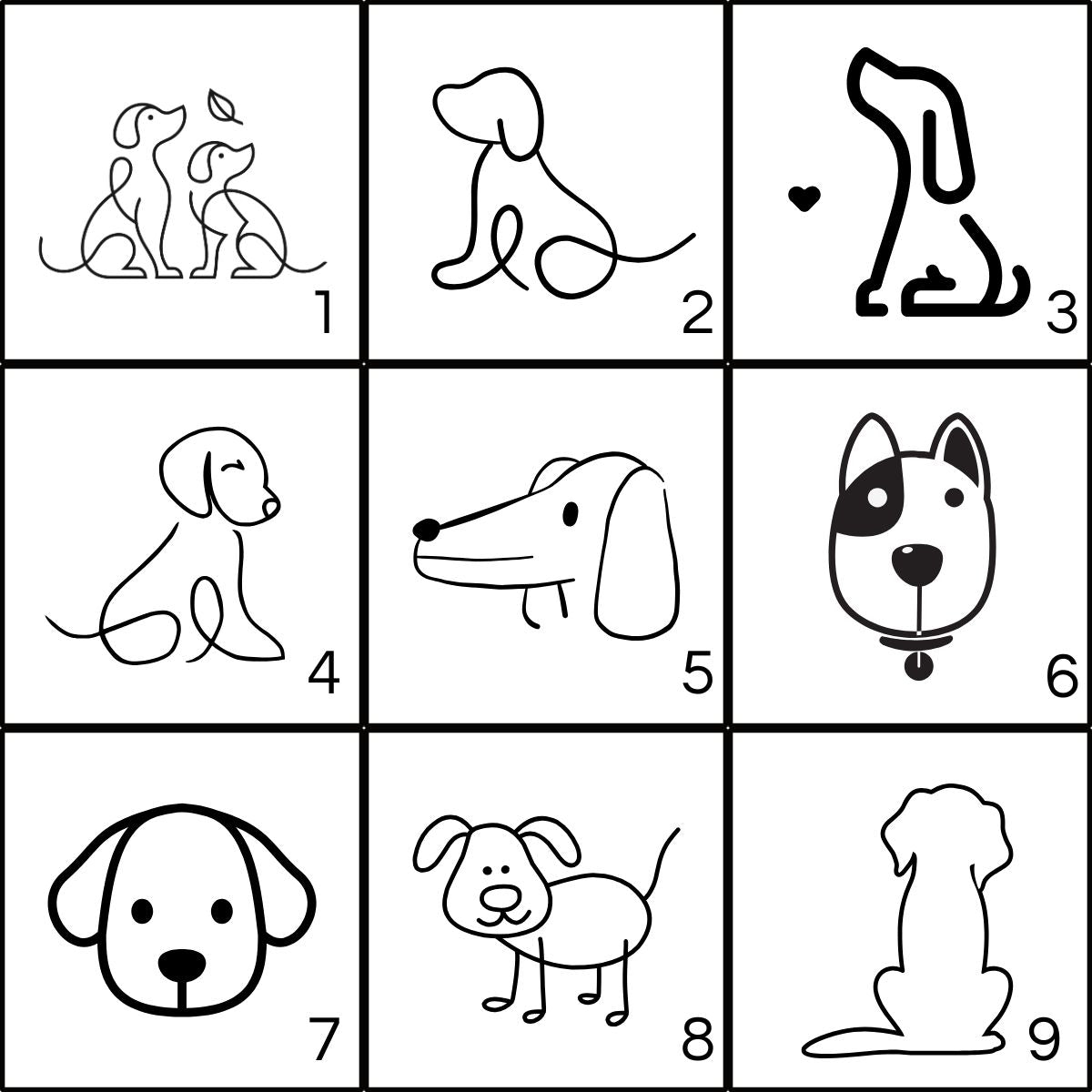 Hundemarke mit Tiermotiv von LUIS & LEON – Edelstahl, beidseitig gravierbar - LUIS & LEON