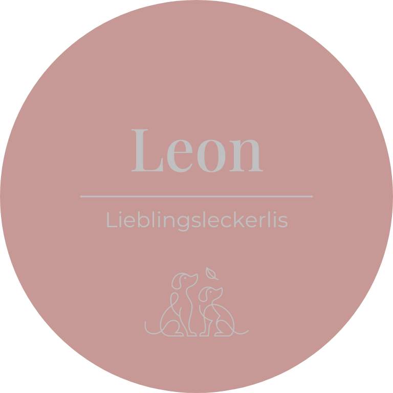 LUIS & LEON Personalisierte Leckerlidose für Hunde mit Gravur – Design Pure