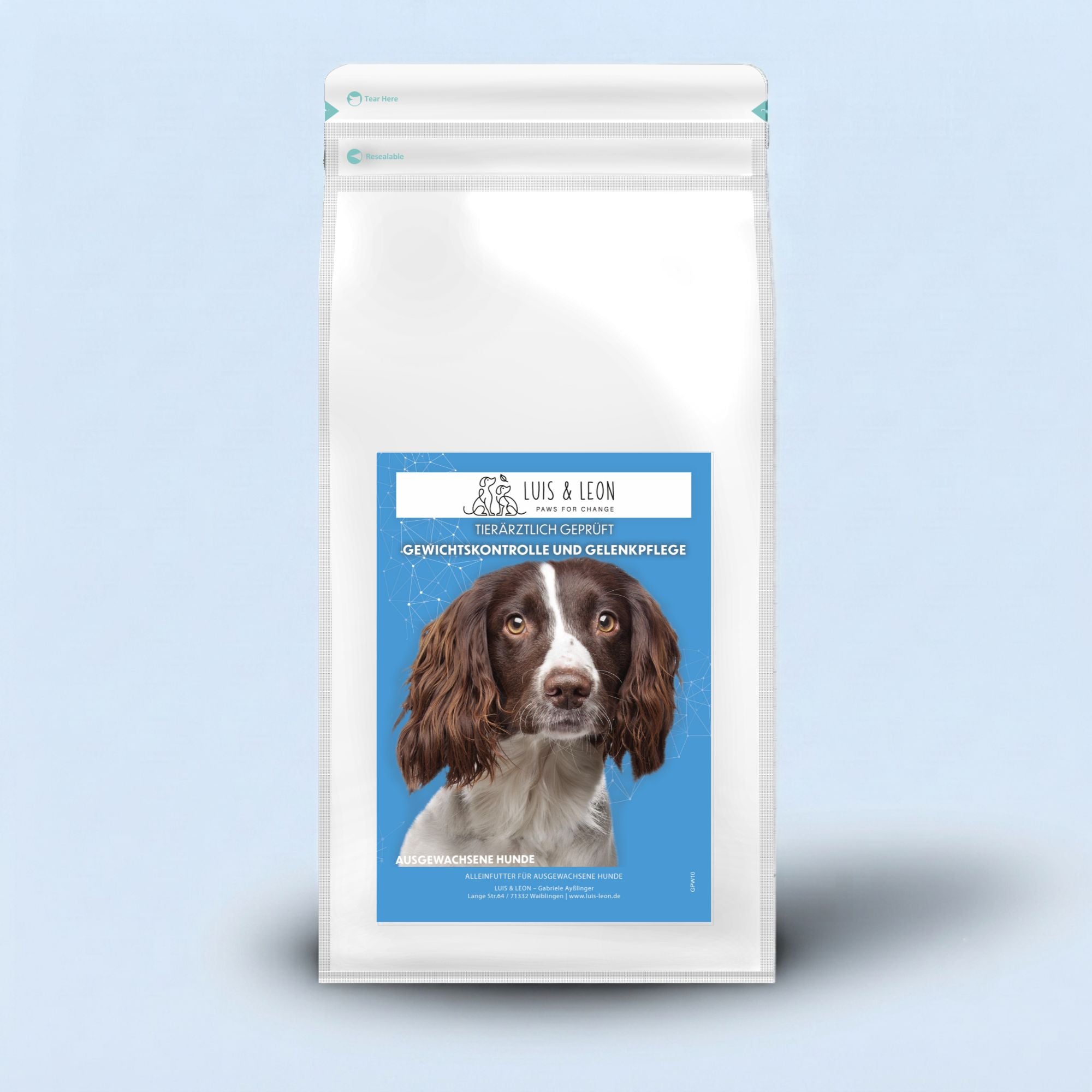 Peptid Trockenfutter für sensible Hunde – Gewichtskontrolle & Gelenkpflege