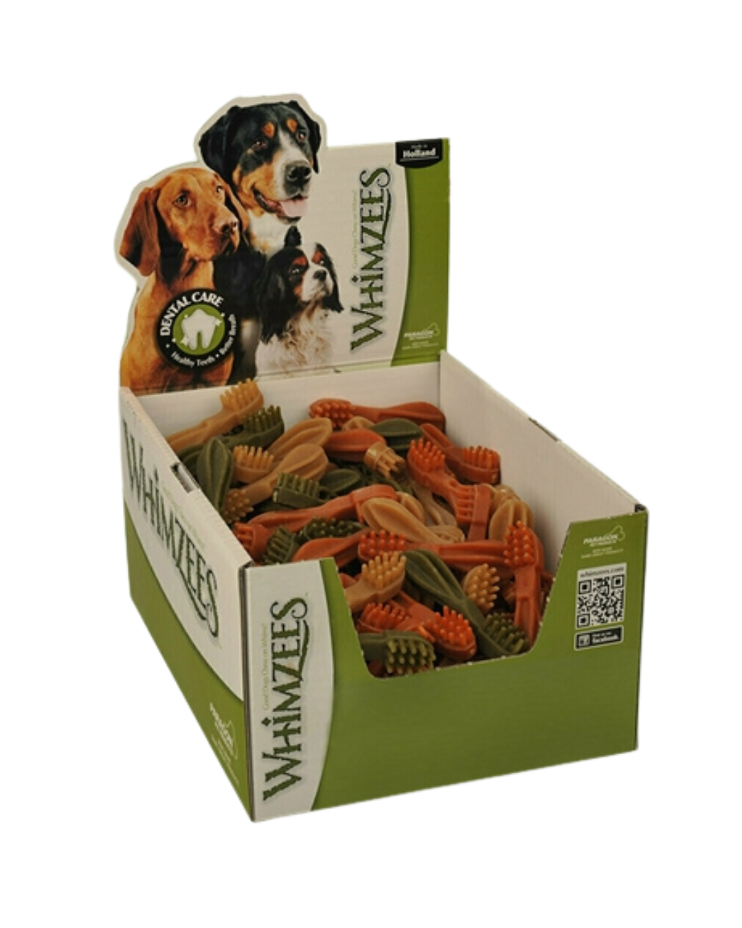 Whimzees Zahnbürsten für Hunde - Star Bulk, vegetarisch - LUIS & LEON