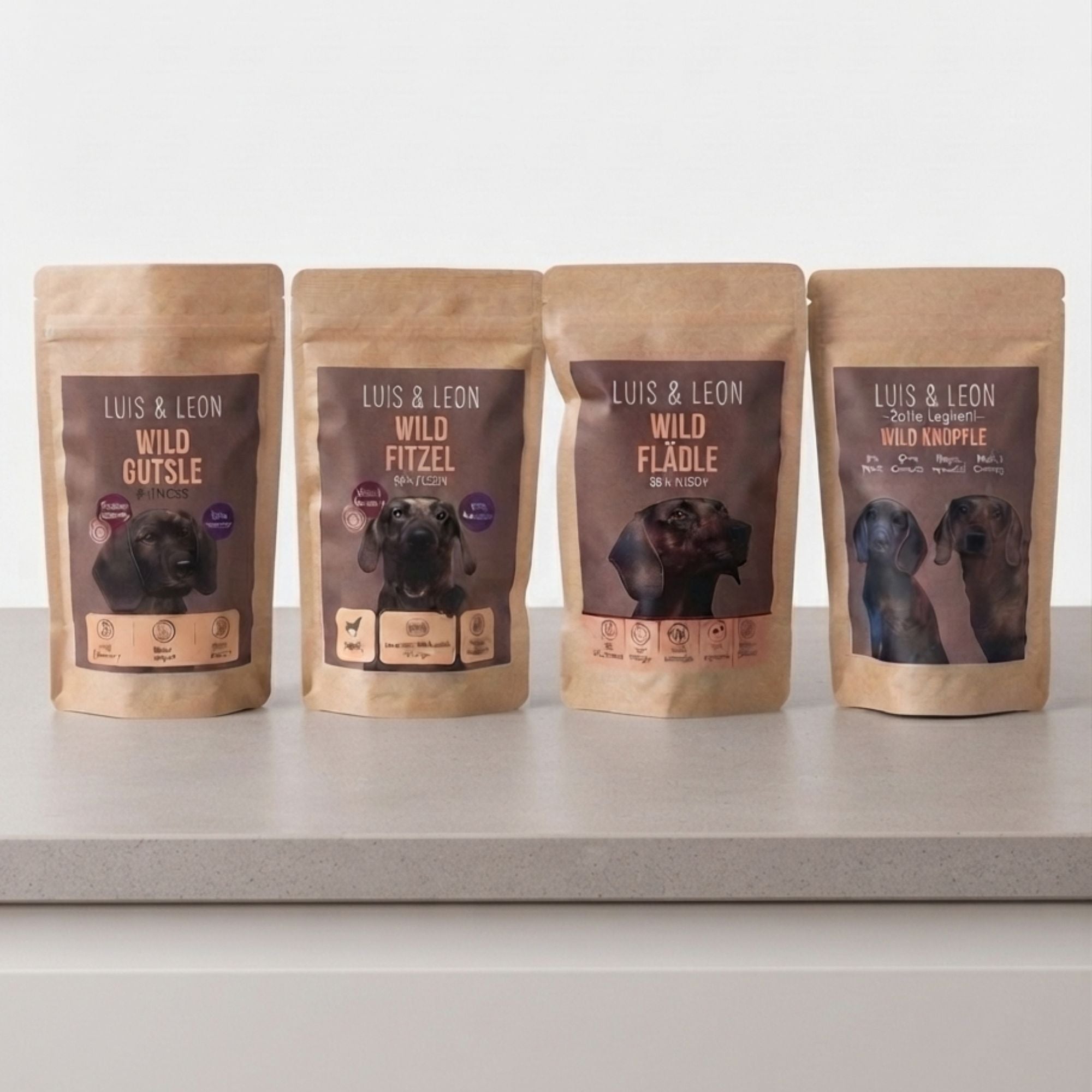 Wild Hundeleckerli Probierbundle - 4 Sorten