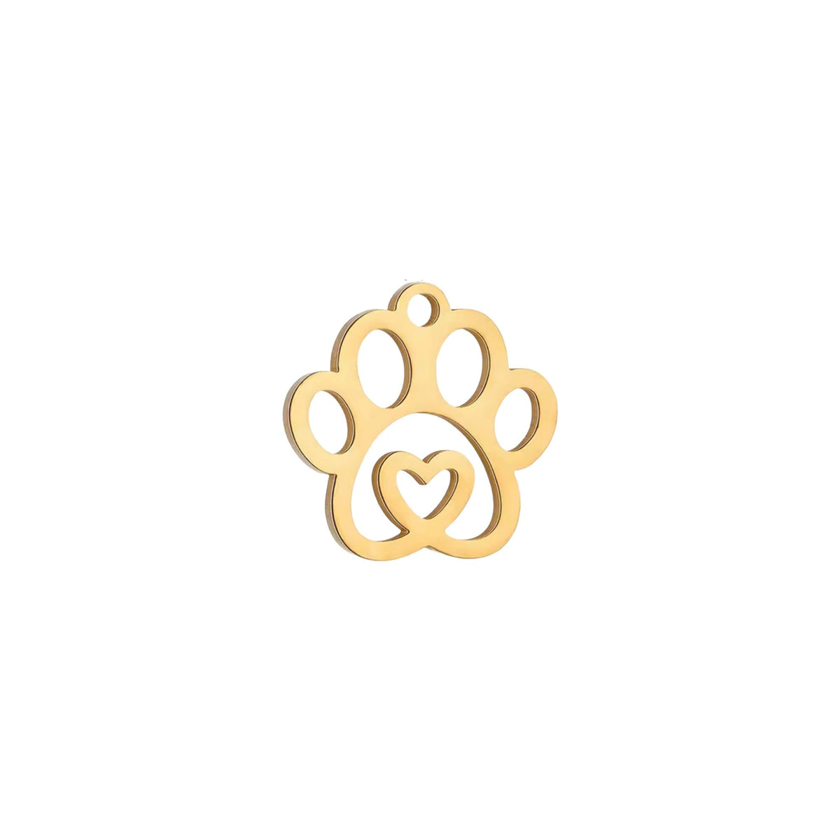 Anhänger Pfote Cutout Gold - LUIS & LEON
