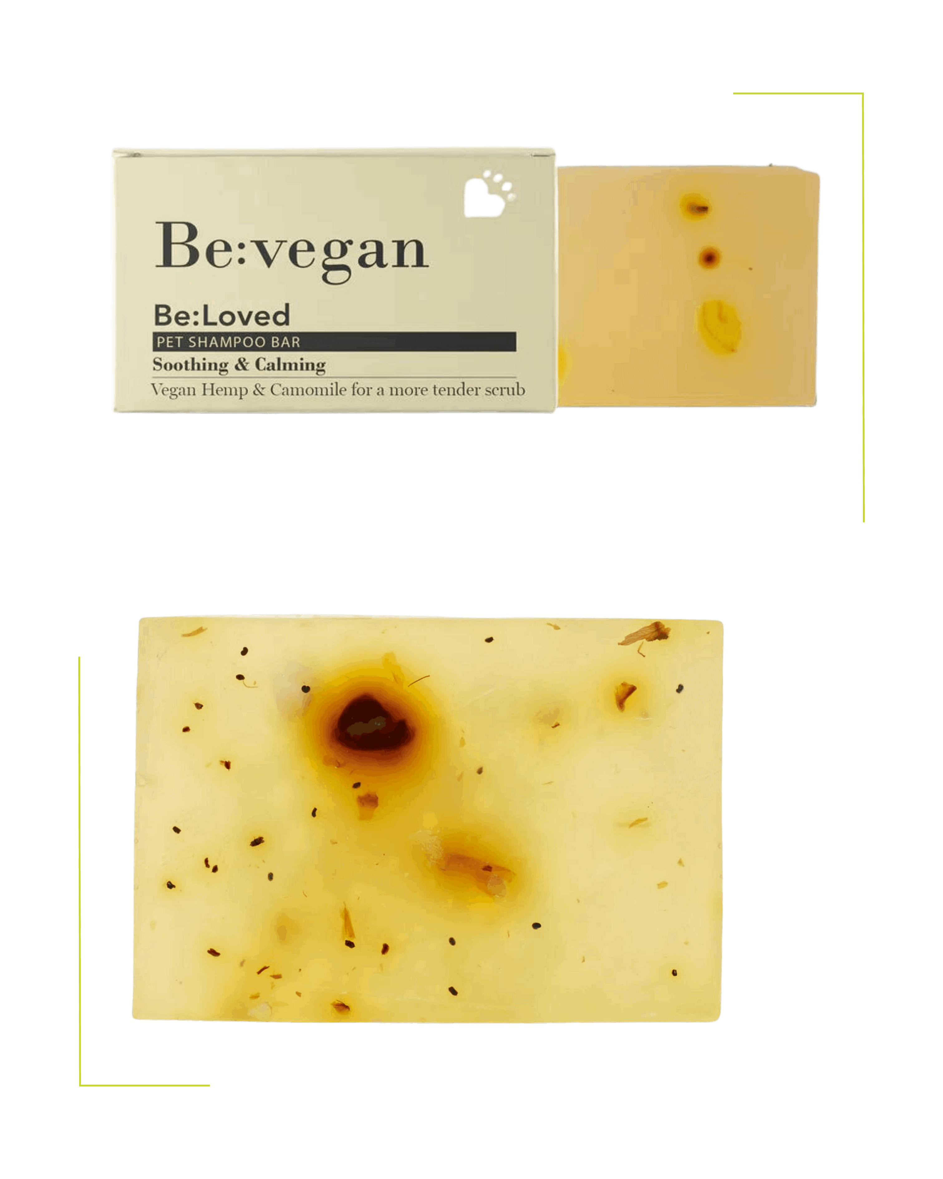 Be:Loved - Be:Vegan Hemp Pet Shampoo Bar - Hanf Haustier Shampoo - LUIS & LEON