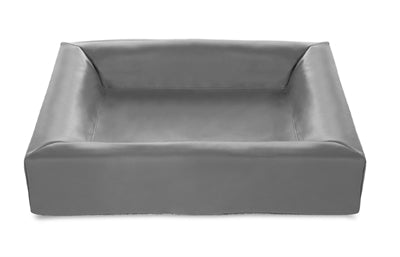 Bia Bed Cover aus Kunstleder für Hundebett - Bia Bed Bezug Grau - LUIS & LEON