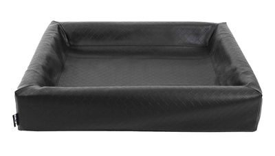 Bia Bed Original Hundebett Schwarz Square – zeitloser Schlafplatz für Hunde - LUIS & LEON