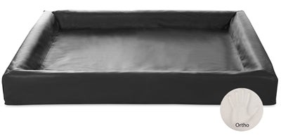 Bia Bed Ortho Hundebett Schwarz – orthopädischer Schlafplatz für Hunde - LUIS & LEON