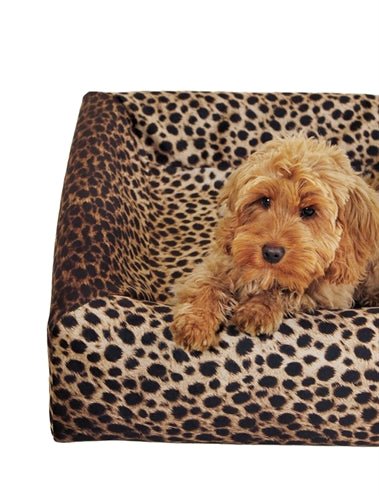 Bia Premium Cover Leopard – Baumwollbezug für Bia Hundebett - LUIS & LEON