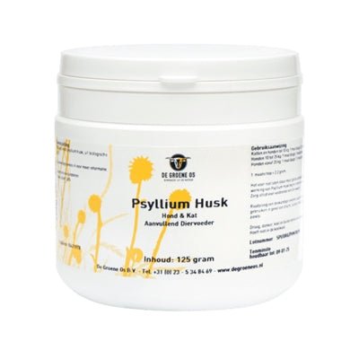 Flohsamenschalen für Hunde & Katzen – natürliche Verdauungshilfe von De Groene OS - LUIS & LEON