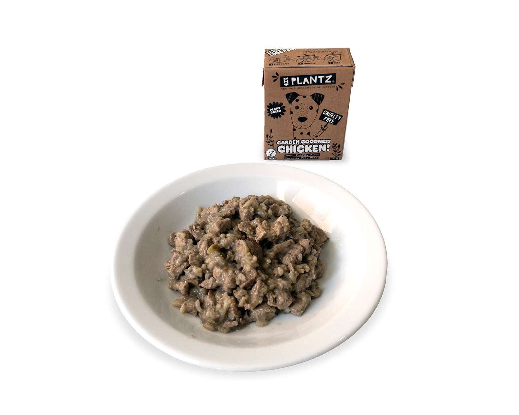 HenArt PLANTZ Chicken - Veganes Nassfutter für Hunde, Geschmack Huhn - LUIS & LEON