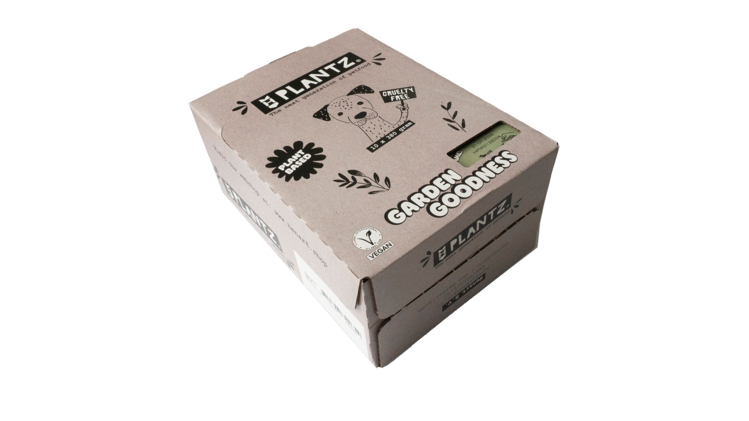 HenArt PLANTZ Chicken - Veganes Nassfutter für Hunde, Geschmack Huhn - LUIS & LEON