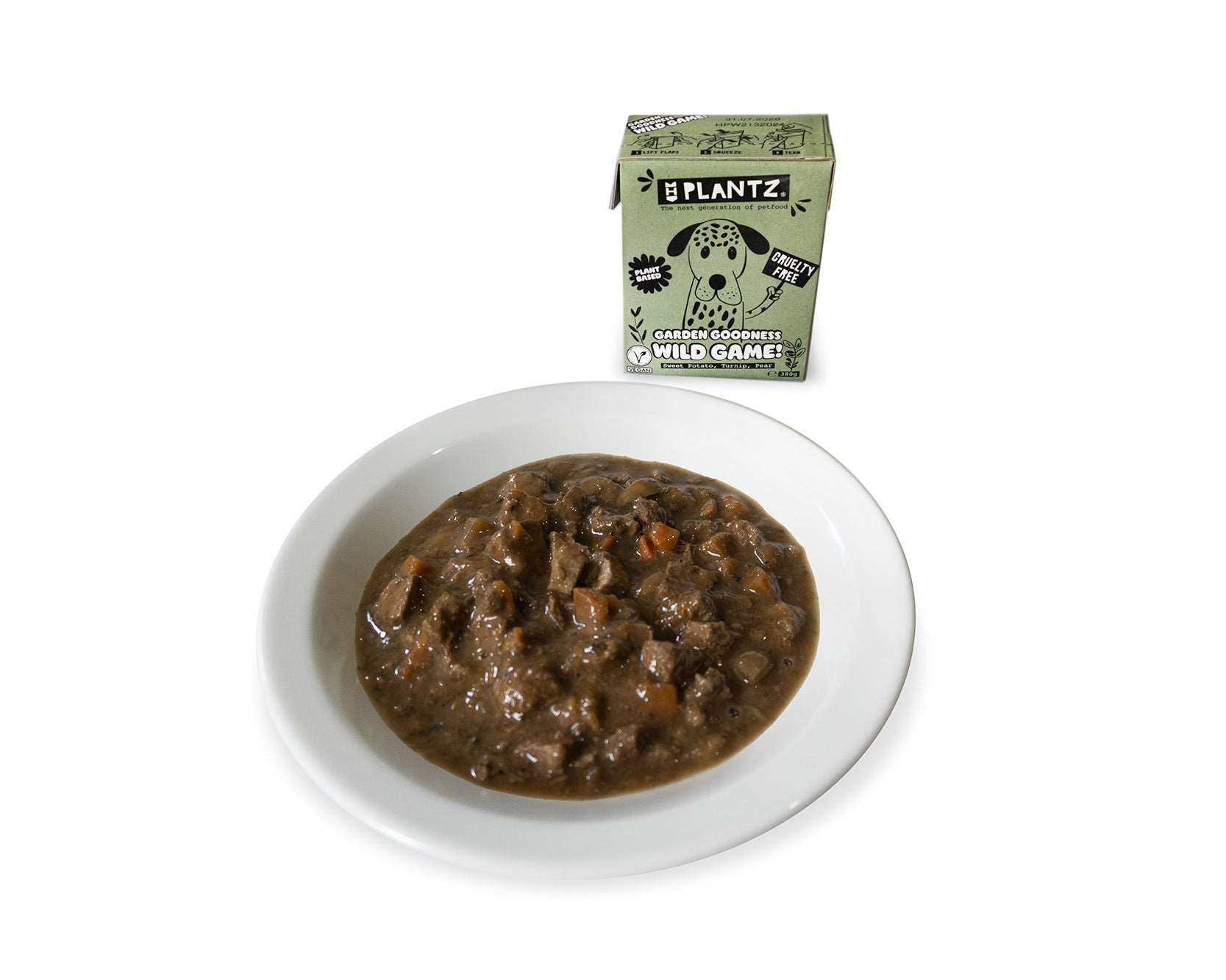 HenArt PLANTZ Wild Game - Veganes Nassfutter für Hunde, Geschmack - Wild - LUIS & LEON