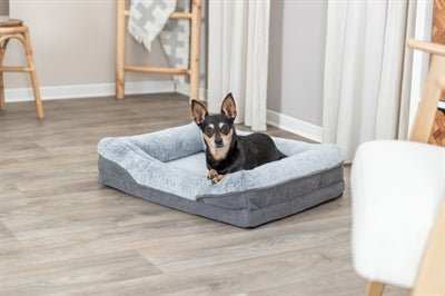 Hundebett mit Memory - Schaum – TRIXIE Vital Bett Lino Soft - LUIS & LEON