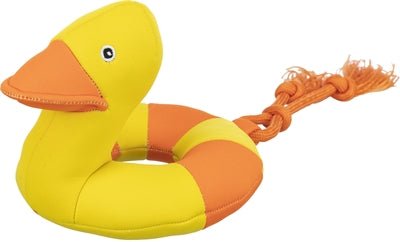 Hundespielzeug für Wasserspaß - TRIXIE Aqua Toy Ente am Seil - LUIS & LEON