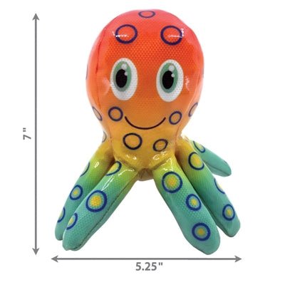 KONG Shieldz Tropics Oktopus – Robustes Spielzeuge für Hunde - LUIS & LEON