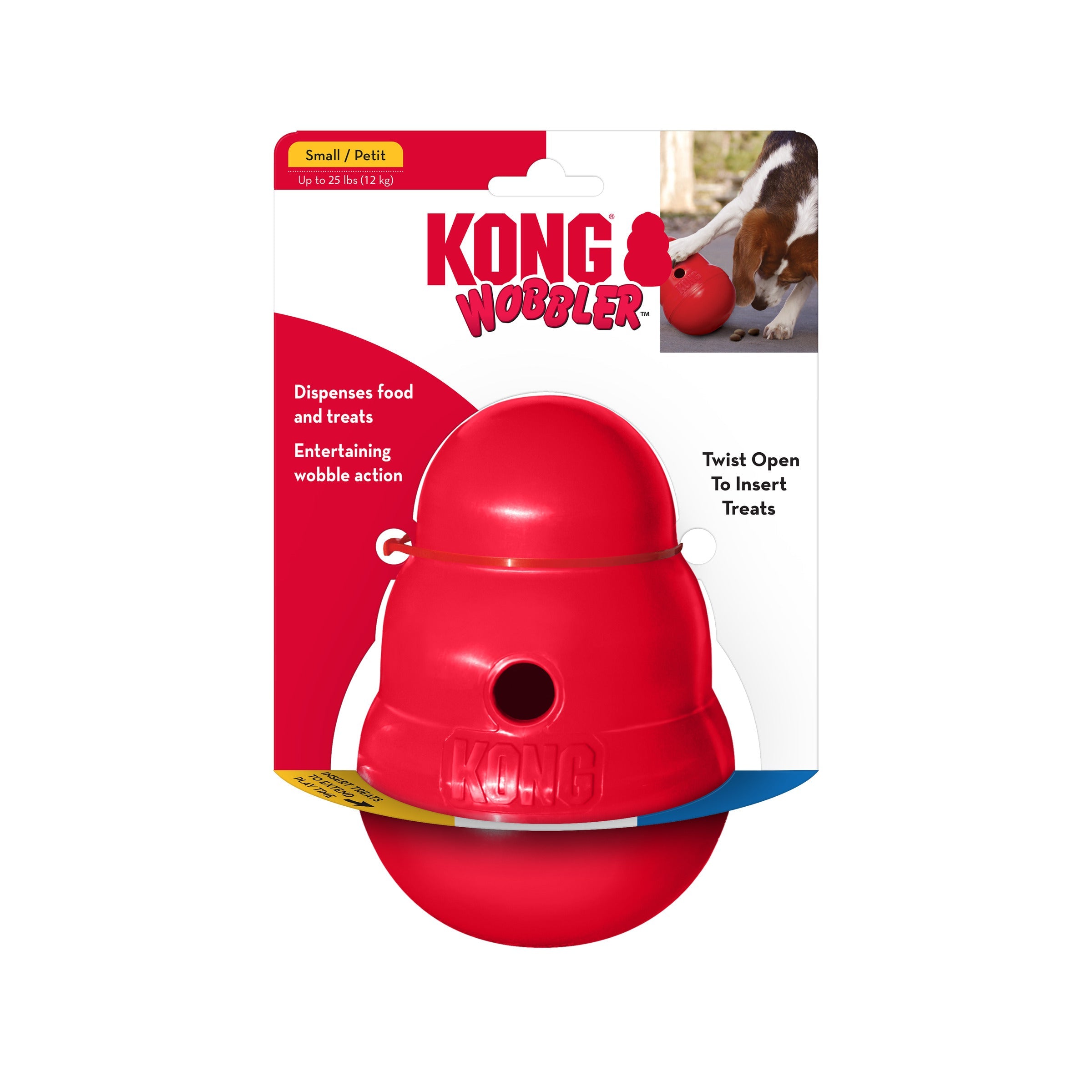 KONG Wobbler – Futterspender & Spielzeug für aktive Hunde - LUIS & LEON