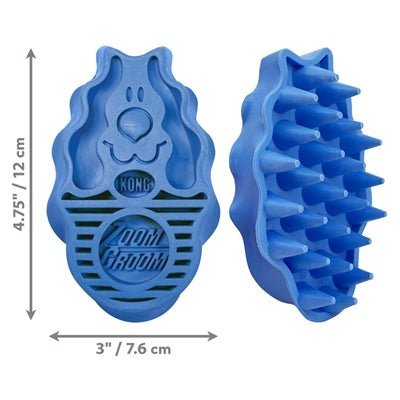 KONG ZoomGroom Hundebürste – Fellpflege & Massage für gesundes Fell - LUIS & LEON