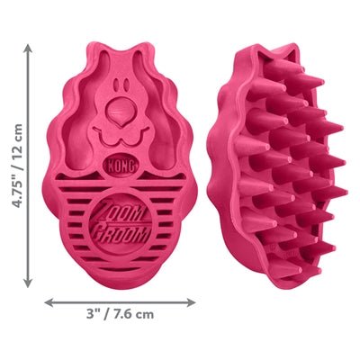 KONG ZoomGroom Hundebürste – Fellpflege & Massage für gesundes Fell - LUIS & LEON