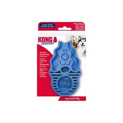 KONG ZoomGroom Hundebürste – Fellpflege & Massage für gesundes Fell - LUIS & LEON