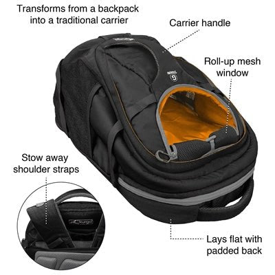 Kurgo G - Train Rucksack - Wasserfester Rucksack für Hunde - LUIS & LEON
