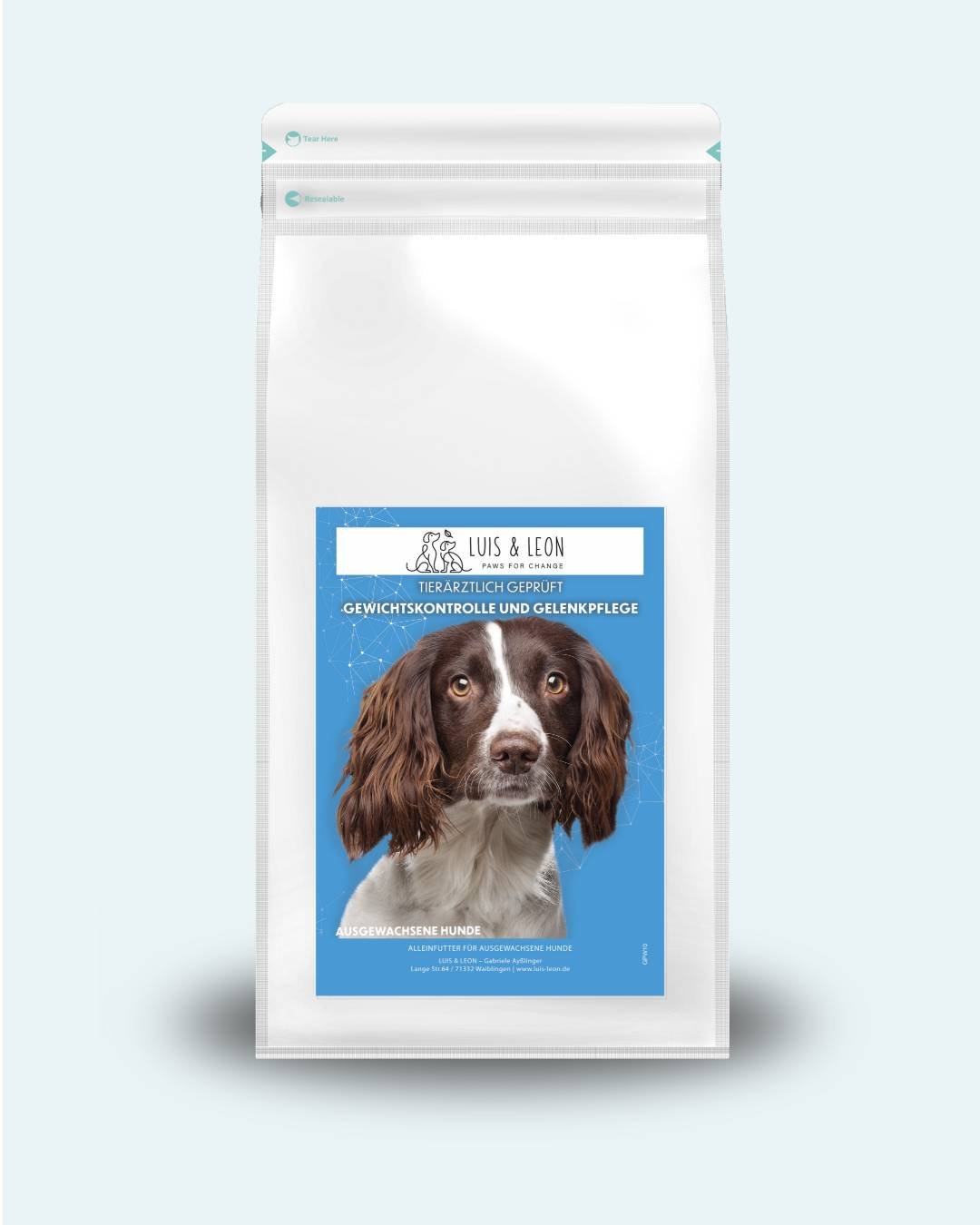 LUIS & LEON Gewichtskontrolle & Gelenkpflege – Trockenfutter für erwachsene Hunde - LUIS & LEON