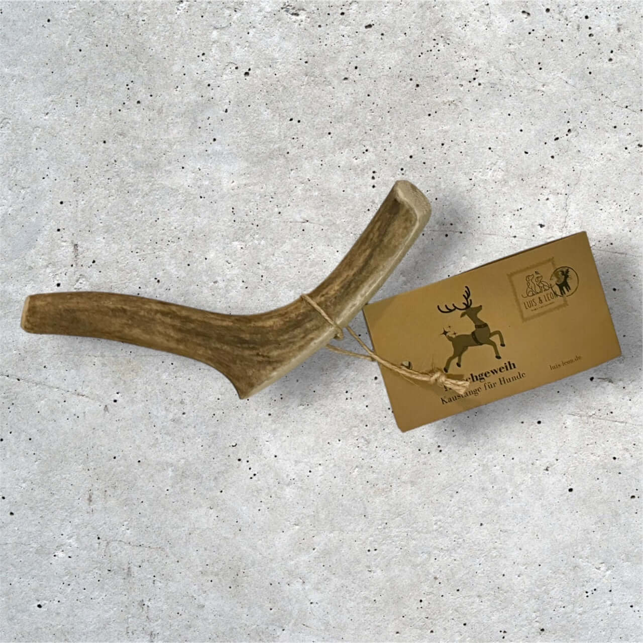 LUIS & LEON Hirschgeweih halbiert - Natürlicher Kausnack - LUIS & LEON