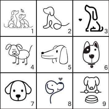 LUIS & LEON Hundemarke in Herzform mit Motiv – Edelstahl - personalisierbar & beidseitig gravierbar - LUIS & LEON