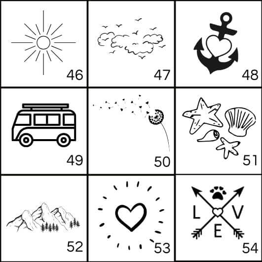 LUIS & LEON Hundemarke in Herzform mit Motiv – Edelstahl - personalisierbar & beidseitig gravierbar - LUIS & LEON