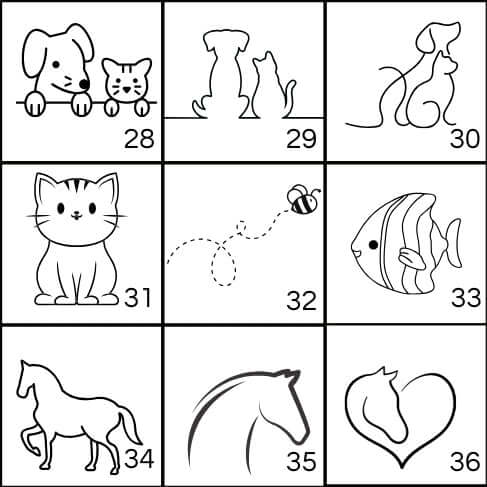 LUIS & LEON Hundemarke in Herzform mit Motiv – Edelstahl - personalisierbar & beidseitig gravierbar - LUIS & LEON