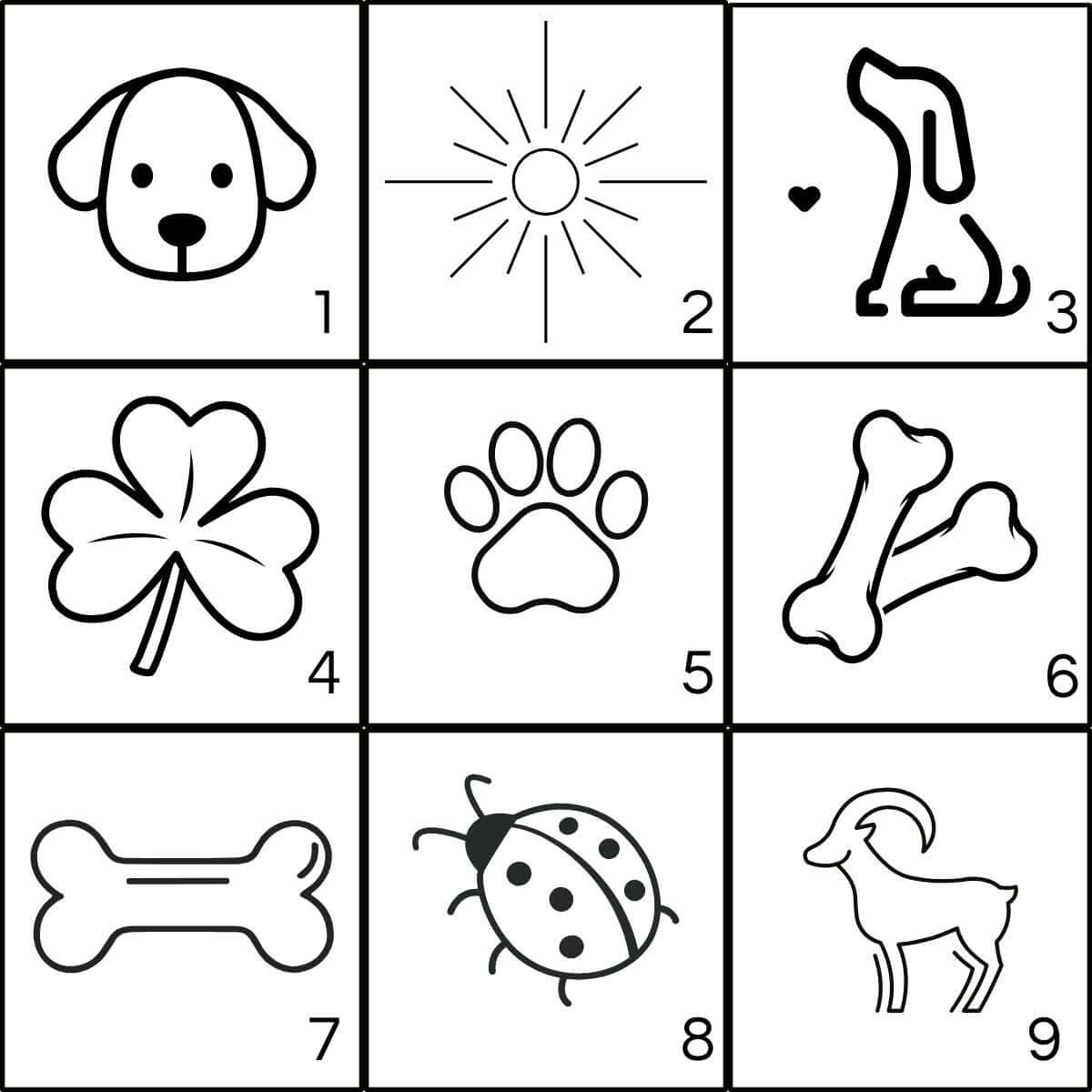 LUIS & LEON Hundemarke in Knochenform mit Motiv – Edelstahl - beidseitig gravierbar - LUIS & LEON