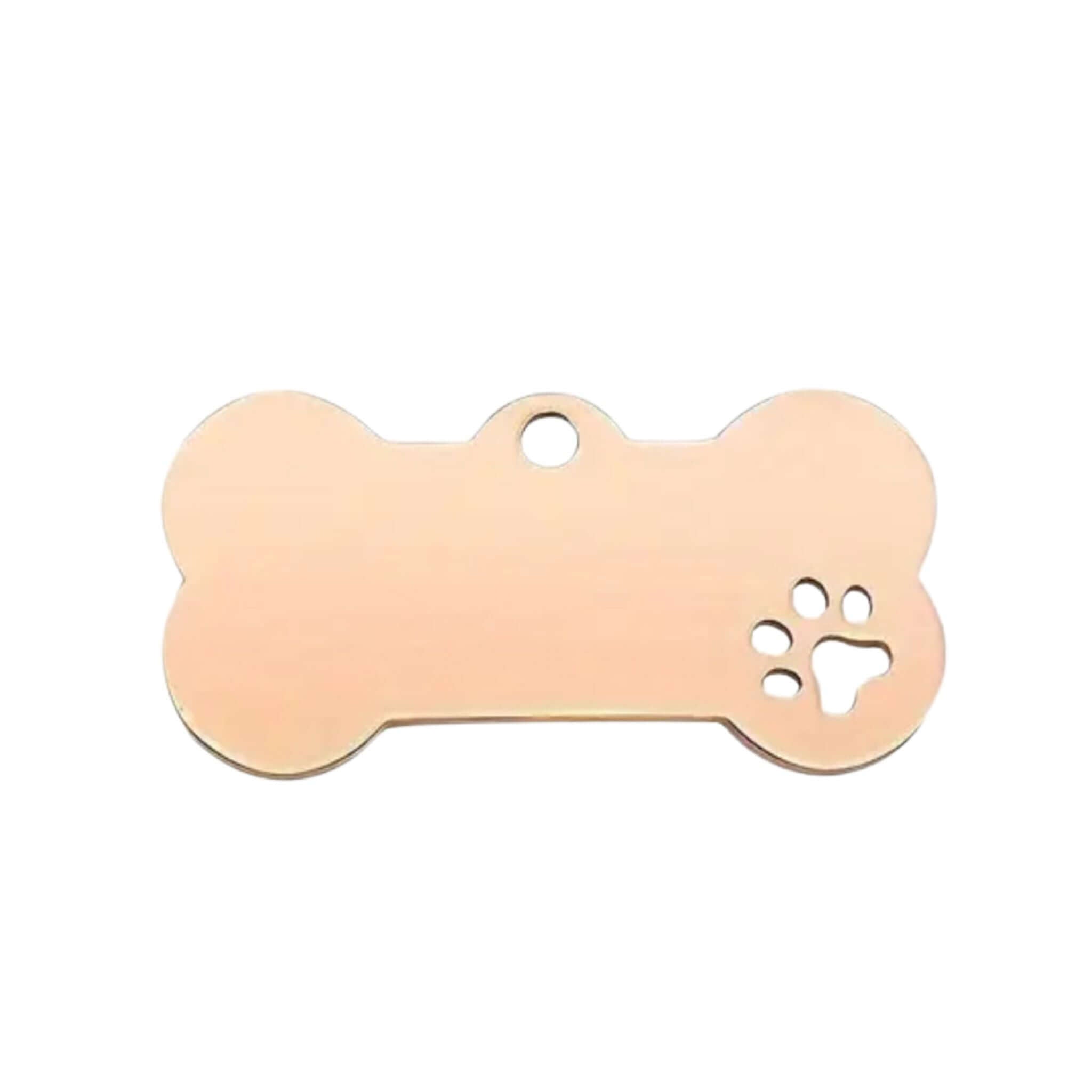 LUIS & LEON Hundemarke in Knochenform mit Motiv – Edelstahl - beidseitig gravierbar - LUIS & LEON