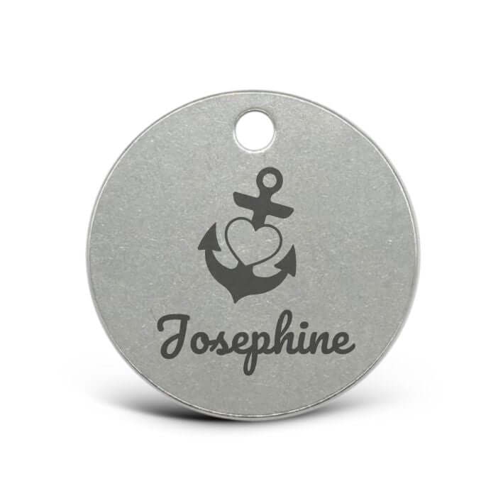 LUIS & LEON Hundemarke mit Symbol/Motiv – Edelstahl - beidseitig gravierbar - LUIS & LEON