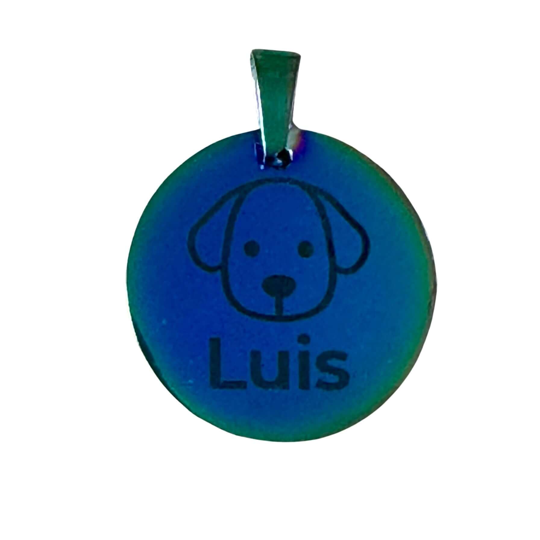 LUIS & LEON Hundemarke mit Tiermotiv – Edelstahl - personalisierbar & beidseitig gravierbar - LUIS & LEON