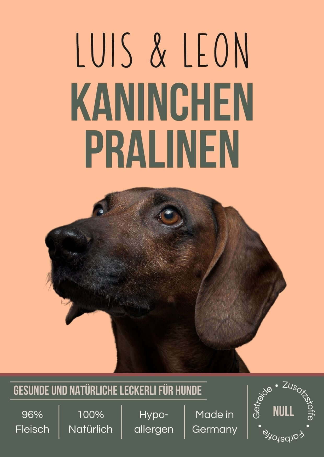 LUIS & LEON Kaninchen Pralinen - Kausticks, 96% Fleisch - LUIS & LEON