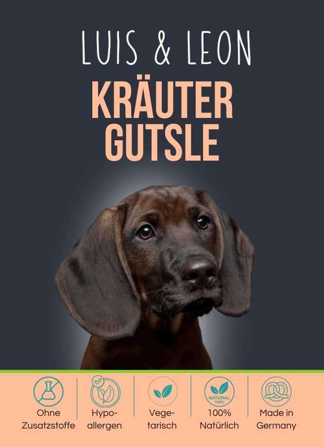 LUIS & LEON Kräuter Gutsle – Pflanzliche Hundeleckerli, Glutenfrei - LUIS & LEON
