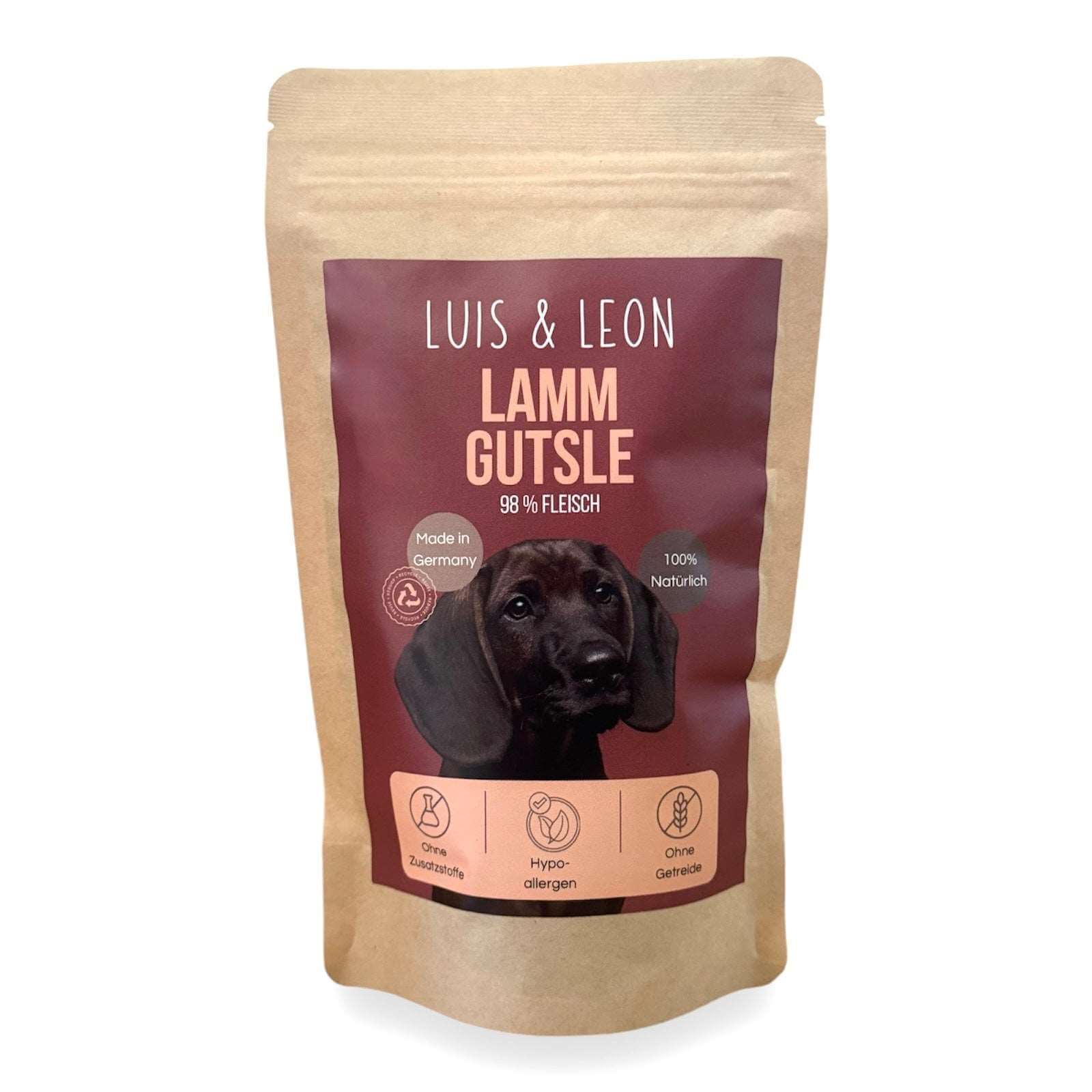LUIS & LEON Lamm Gutsle – Natürliche Hundeleckerli, Hypoallergen - LUIS & LEON